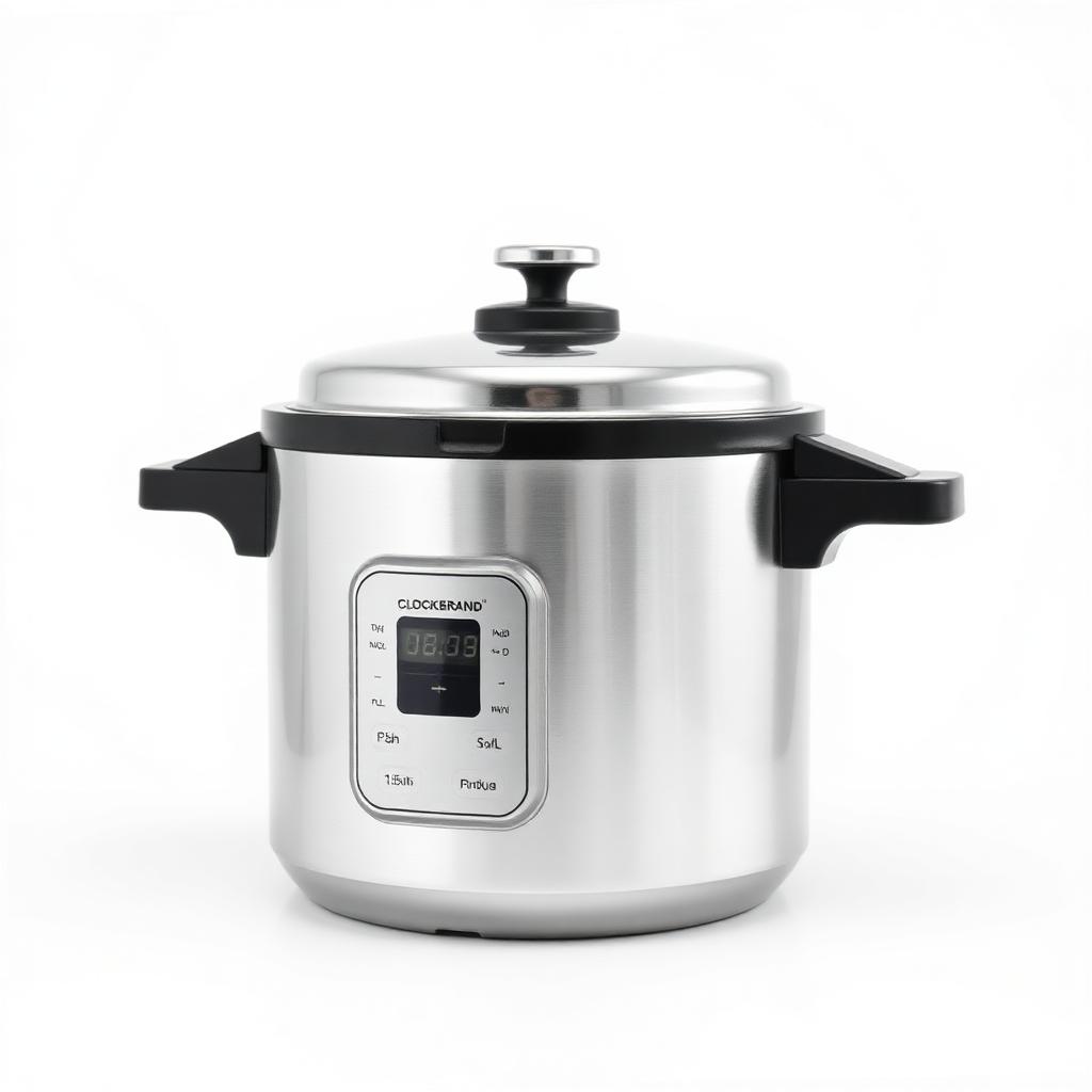 Panela de Pressão Clock Polida 4,5L em Alumínio